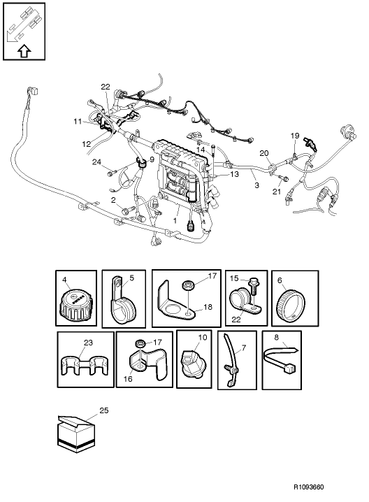 22248490-Kit,-injector-branch-wiring-harness-volvo-parts-ZODI